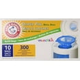 Munchkin Arm & Hammer Diaper Pail Refill Bags, 10 Count, Pack of 3