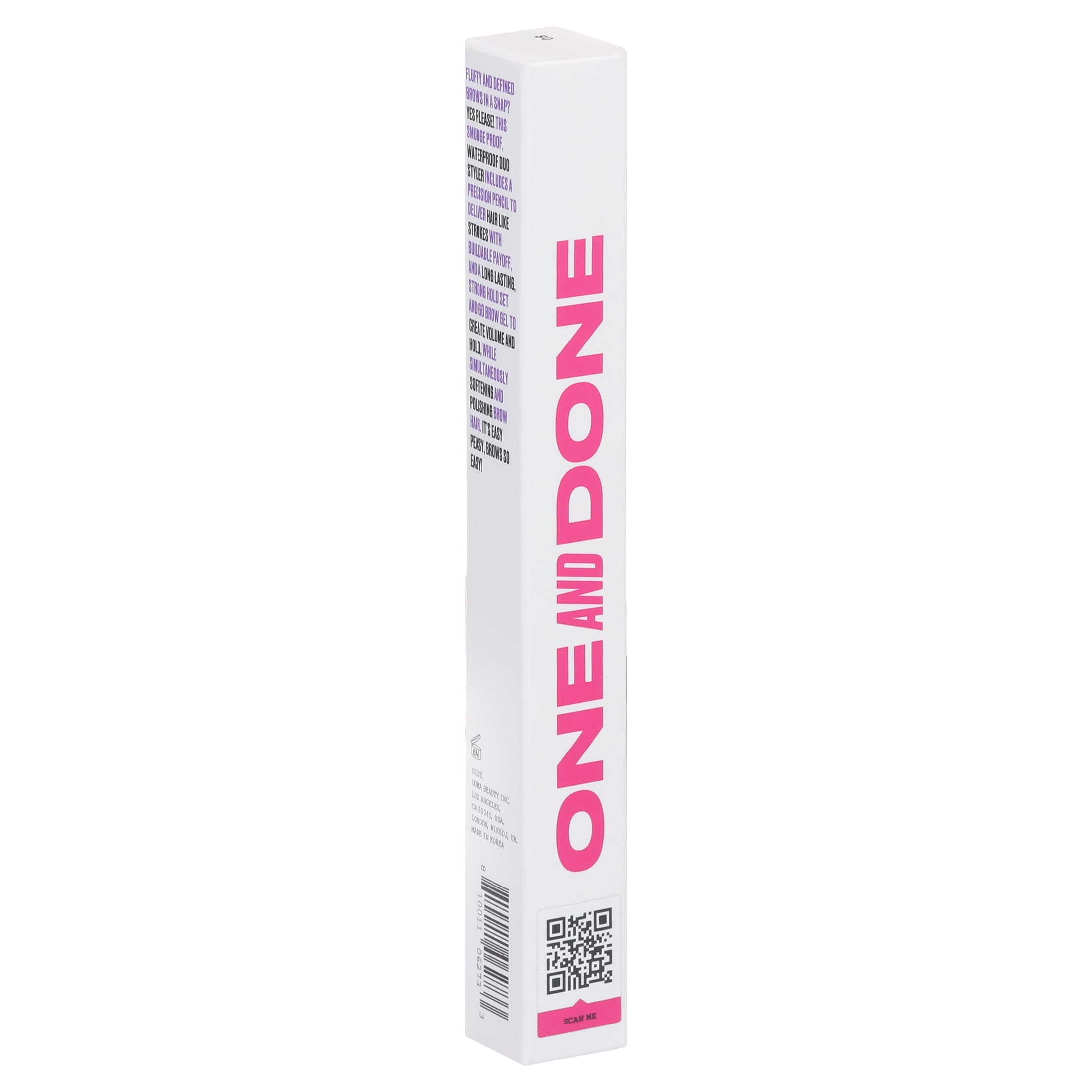(3 pack) UOMA By Sharon C., One and Done - Complete Brow Styler - Shade 8 Espresso