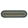 thumbnail image 5 of VHC Brands Pine Grove, Braided Jute Table Runner, Oval, Green, 13x48, 5 of 10