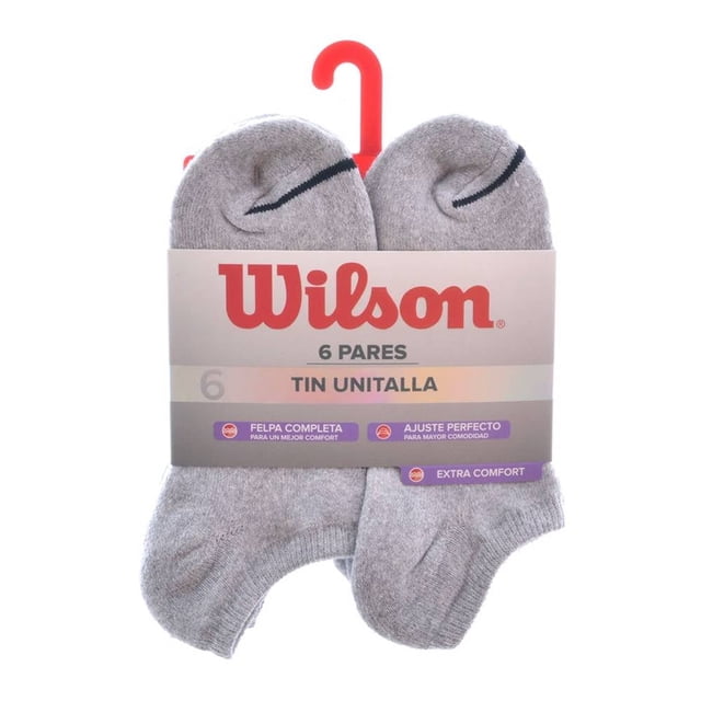 Tin Wilson para Mujer, Jaspe con Felpa 6 Pares Unitalla de 23 a 25 cm