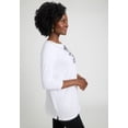 thumbnail image 2 of Jessica London Women's Plus Size Boatneck Tunic Top 3/4 Sleeve Shirt  Loose Fit, 2 of 6