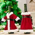 thumbnail image 4 of Santa Wine Bottle Cover Bag,Christmas Champagne Bottle Cover,Xmas Wine Bottle Bag,Christmas Wine Bags,Wine Christmas Sweater for Christmas Party Favors Supplies, 4 of 8