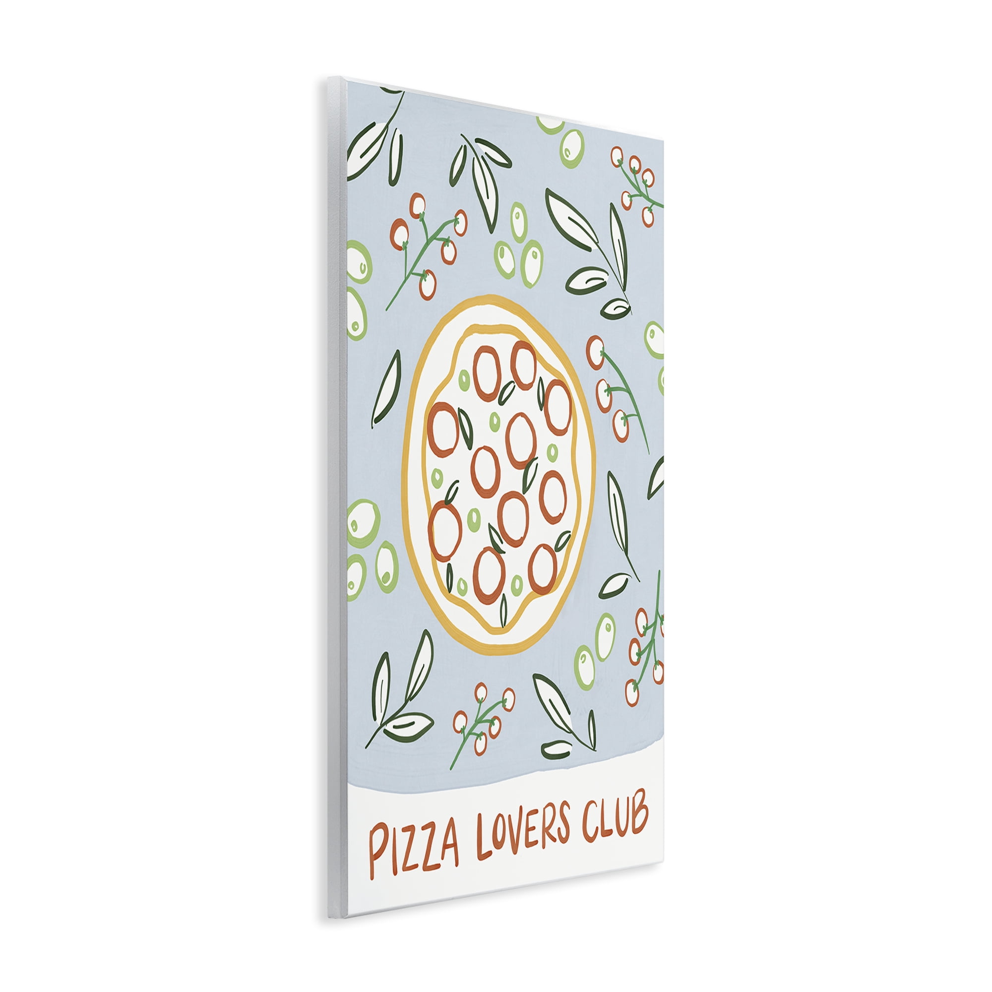 Stupell Industries Pizza Lovers Club Wall Plaque Art, design by Amanda Houston