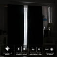 thumbnail image 2 of Silver Blackout Curtains 110 Inch Long, Back Tab and Rod Pocket Blackout Panels - 2 Panels, 16 x 110 Inch, Blackout Curtains for Living Room, Room Darkening Curtains, 2 of 8