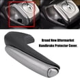 thumbnail image 3 of Handbrake Cover, Protector Cover Plastic Easy Installation Black Nonslip Comfortable for Car, 3 of 5