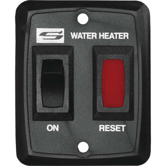 Suburban 234229 Switch & Lite W/Plate Black