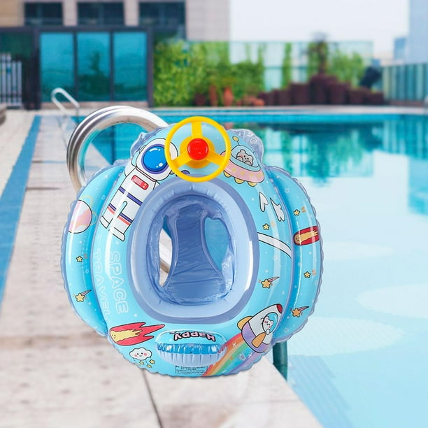Anillos de Natación Flotador Asiento Hugo Azul