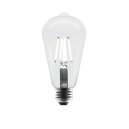 Better Homes & Gardens LED Vintage Light Bulb, ST19 60W Daylight Classic Filament, E26, Dim - 8 Pk