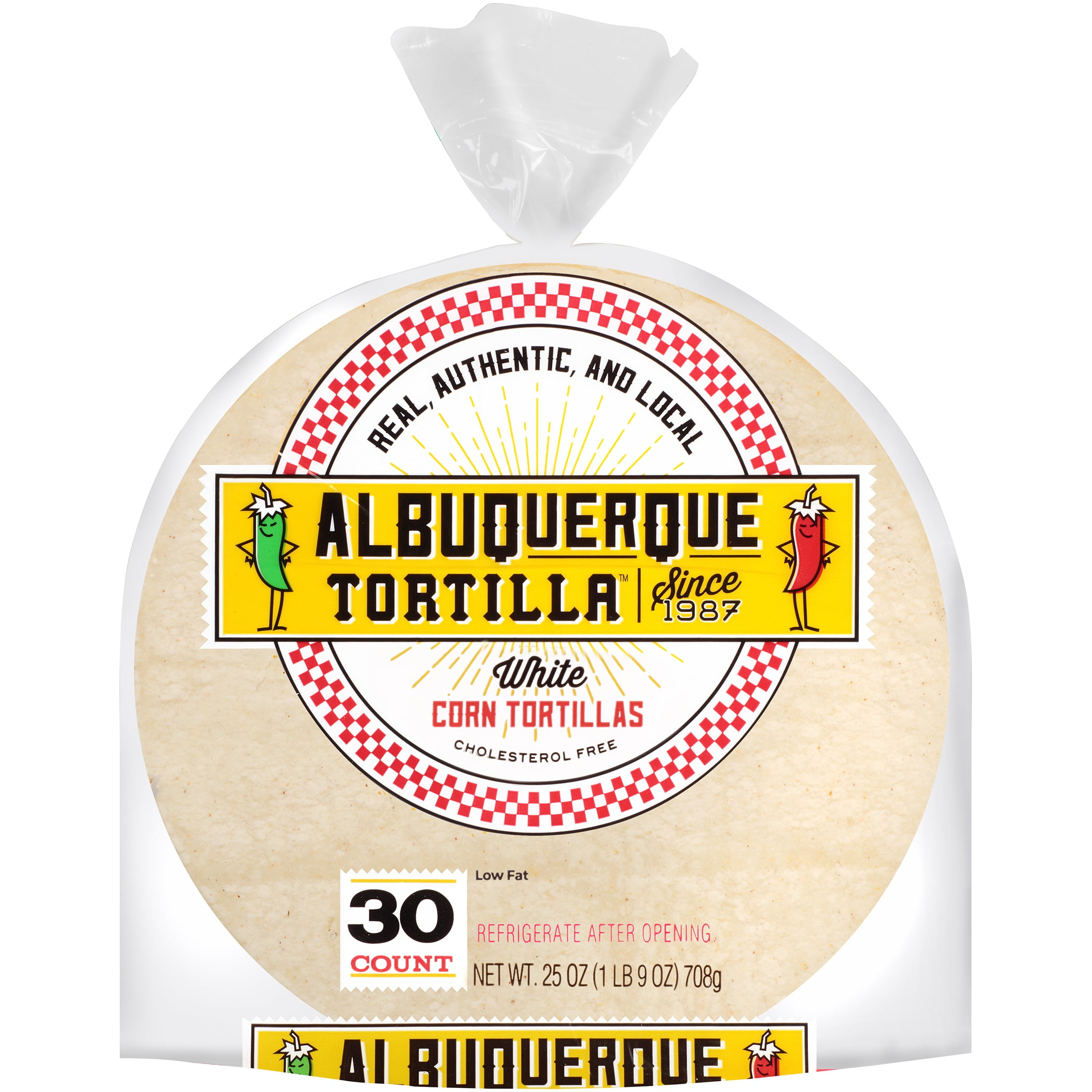 Albuquerque Tortilla White Corn Tortillas 25 oz. Bag