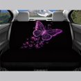 thumbnail image 3 of CHAQLIN Butterfly Pattern Rear Bench Seat Cover with Sedan Truck, Non-Slip Durable Rear Seat Covers(2 Pcs), 3 of 7
