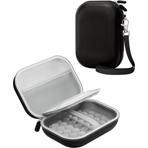 Black Hard Shell Case for KODAK PIXPRO FZ55/FZ53/FZ45/FZ43 - Cute Compact Kids Digital Camera Bag