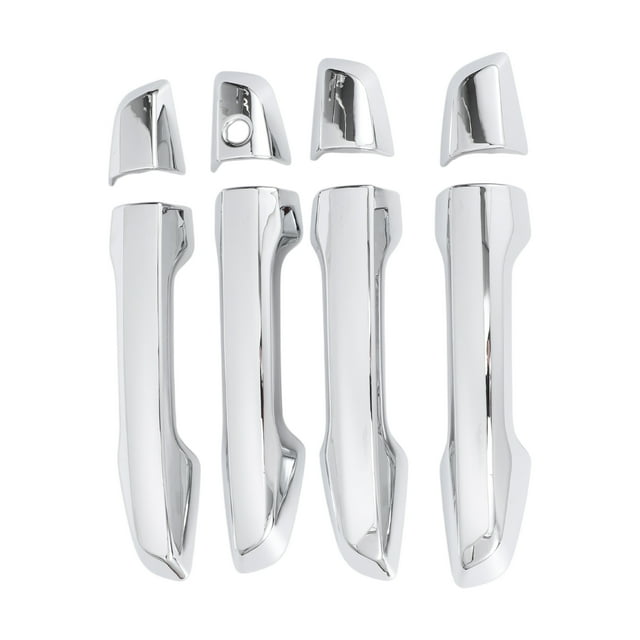 Cubierta de manija de puerta exterior para Honda CR-V 2017-2023, tono plateado, ABS, 1 juego
