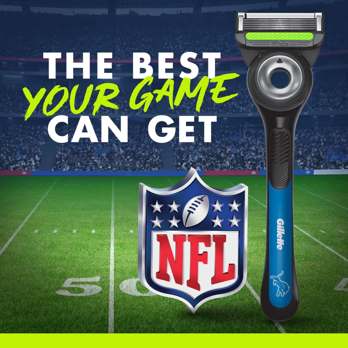 Gillette Labs NFL Lions 1UP