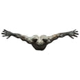 thumbnail image 1 of Sculpture Murale Abstraite Imitation Cuivre en Résine pour Salon, 1 of 4