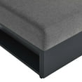 thumbnail image 6 of Modway Tahoe Outdoor Patio Powder-Coated Aluminum Modular Armless Chair in Gray Charcoal, 6 of 9
