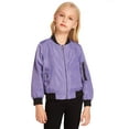 thumbnail image 6 of Arshiner Girls' Outerwear Bomber Jackets, 6 of 9