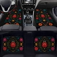 thumbnail image 3 of Pzuqiu Cute Ladybug Car Floor Mats with Car Steering Wheel Cover for Women All Weather Anti Slip Driver Seat, Passenger Seat and Rear Floor Mats Easy Installation for Additional Protection, 3 of 6