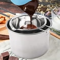 thumbnail image 3 of Lot de 2 Double Chaudière en Acier Inoxydable, Poignée Résistante à la Chaleur pour Chocolat, Beurre, Fromage, Caramel et Bonbons - Pot de Fusion en Acier, Capacité de 2 Tasses, Coussin Universel, 3 of 7