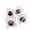 A001- Clear, variant on Squeeze Toys, Relaxation Toys, 2 in Diameter Mangosteen Shape, Squeeze Keychain, Sensory Pressure Releasing, Daily Carry, Dark Purple Green, 1 Pc