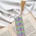 thumbnail image 6 of Kdxio Graffiti Pineapples Print Metal Tassel Bookmarks,Perfect Gift for Art Lovers and Bookworms Metal Bookmarks for Women, 6 of 8