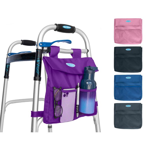 Universal 5-Pocket 11"x11" Walker Side Mini-Pouch (Purple)