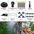thumbnail image 5 of Hyasfey Drip Irrigation System Garden Watering System with 360 Degree Adjustable Nozzles Mist Irrigation System for Garden Yard Lawn Plants, 5 of 7