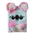 thumbnail image 1 of WHEANG Home Decor Cartoon Plush Notebook Cute Panda Girl Heart Hand Ledger Little Girl Pink Notepadnote Pad Stationery 1Pcs One Size Multi-Color, 1 of 7