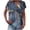 C Navy, variant on Nmnitkp Women's Tops, Tees & Blouses Floral Print V-Neck Button Front Rolled Short Sleeve Blouse, Casual Loose Fit Summer Tops for Daily Wear White,S