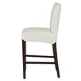 thumbnail image 4 of Milton Bonded Leather CTR Stool, White, 4 of 9