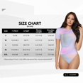 thumbnail image 5 of Vsdgher Rainbow Prinr Short Sleeve Body suit for Womens, Sexy Onesie One Piece Round Neck Bodysuit Shapewear Tummy Control-Small, 5 of 7