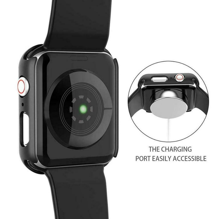 Case Tempered Glass Screen Protector For Apple Watch Series 4
