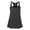 Black Marble, variant on COUVER Women's Flowy Racerback Tank , Neon Pink , X-Large