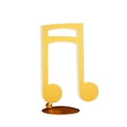 thumbnail image 1 of Estatua de la música Tabletop Figurine Piano Statuette Collectible Decoration Studio Ornamento portátil Festival Regalo de cumpleaños Tipo 1 Monstrate HA010806-01B, 1 of 6