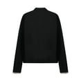 thumbnail image 4 of Fldy Kids Girls Figure Skating Jackets Athletic Jacket Sweatshirts Ice Skating Gym Training Tops Silver 14, 4 of 5