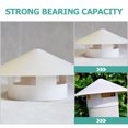 thumbnail image 3 of WEUVEB PVC Roof Vent Rainproof Protector Chimney Caps White 1Set for Homeowners, 3 of 8