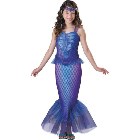 InCharacter Costumes Mysterious Mermaid Girl's Halloween Fancy-Dress Costume for Child, S