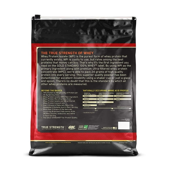 Proteína ON GS 100% Whey Vainilla (Bolsa 10 LB) Optimum Fitness Town 1063405