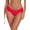Dark red, variant on Women's Full Coverage Bikini Bottom Mid Rise Ruched Sides Swim Bottoms