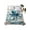 Teal, variant on Twin Size Flat Sheet Only, Teal Octopus Coastal Soft Brushed Microfiber Bed Sheets, Summer Beach Nautical Starfish Retro Hotel Quality Breathable Bedding Top Sheet, Easy Care, 66"x96"
