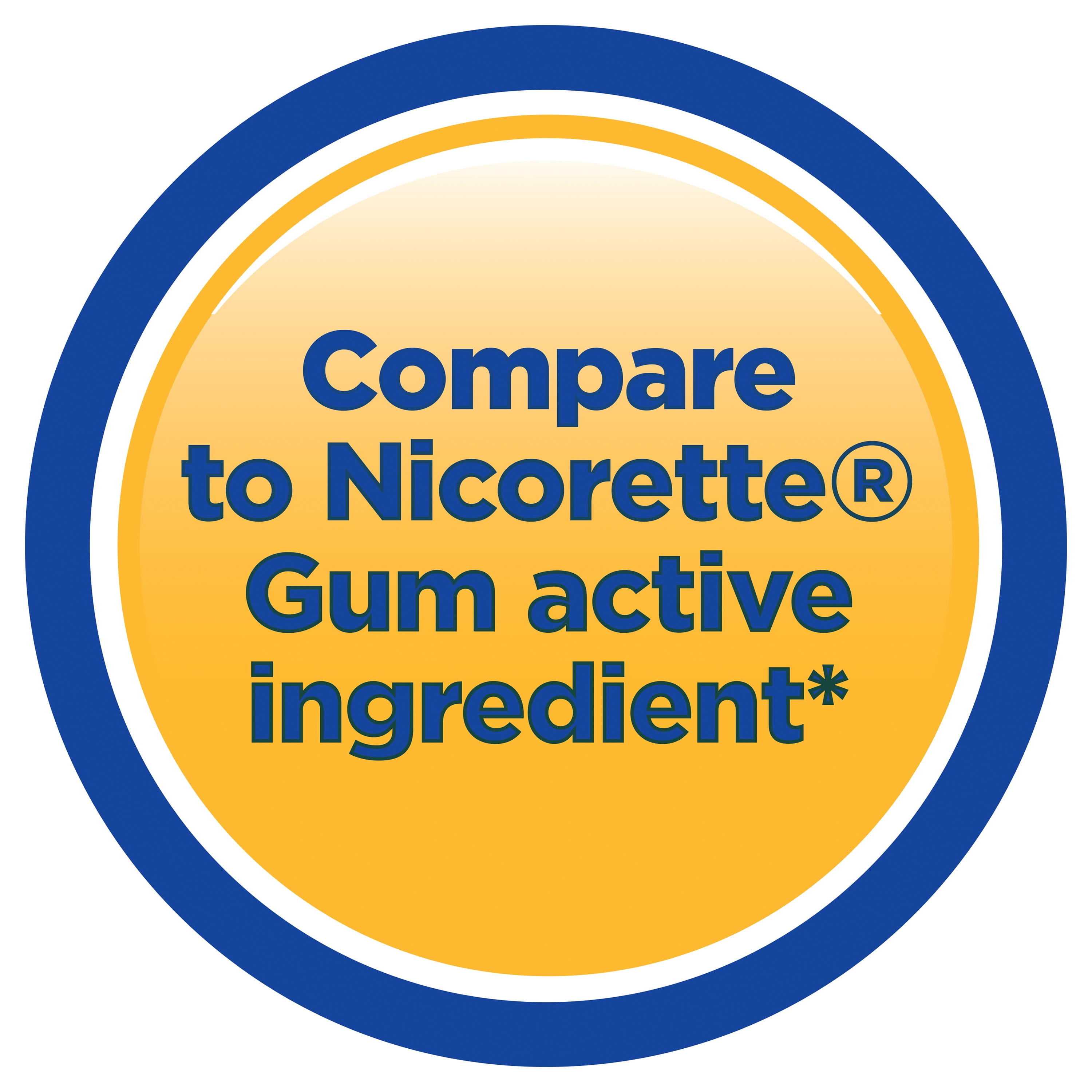 Equate Coated Nicotine Gum, 2 mg, Coated Cinnamon Flavor, 160 Count