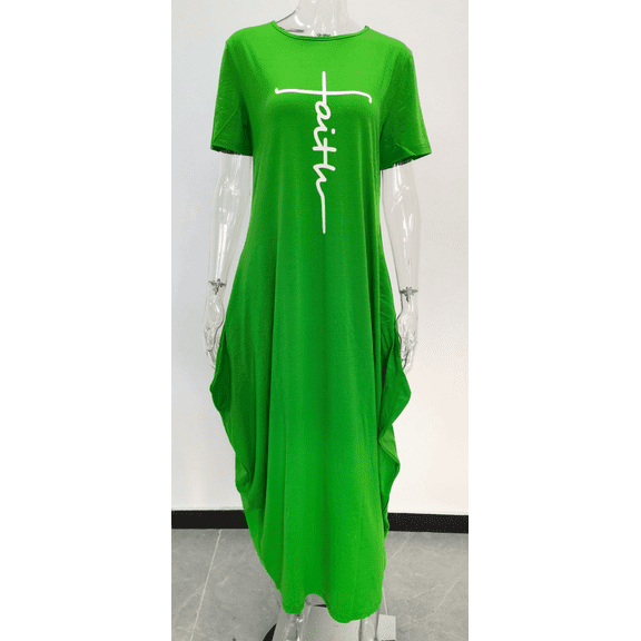 Faith Maxi Dress (Green)