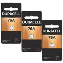 3x Duracell 76A 1.5V Alkaline Battery Compatible with LR44 CR44 SR44 AG13 PX76