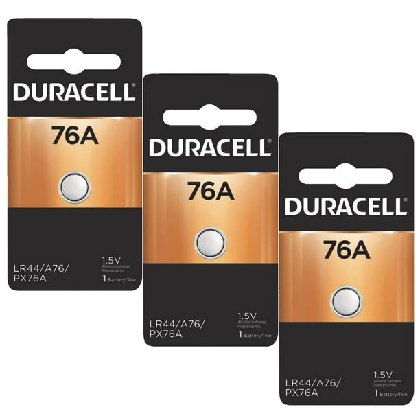 3x Duracell 76a 1 5v Alkaline Battery Replacement Lr44 Cr44 Sr44 Ag13 6 Px76 Walmart Com Walmart Com
