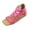 Pink, variant on Women's Roman Gladiator Muliti Straped Back Zip Design Flat Heel Sandals