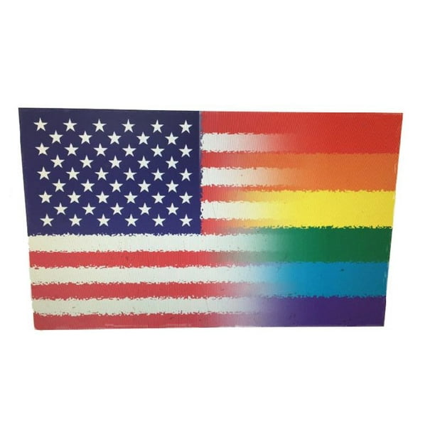Lgbtqia Gay Pride Rainbow American Flag With Grommets 3 X 5 Walmart Com Walmart Com
