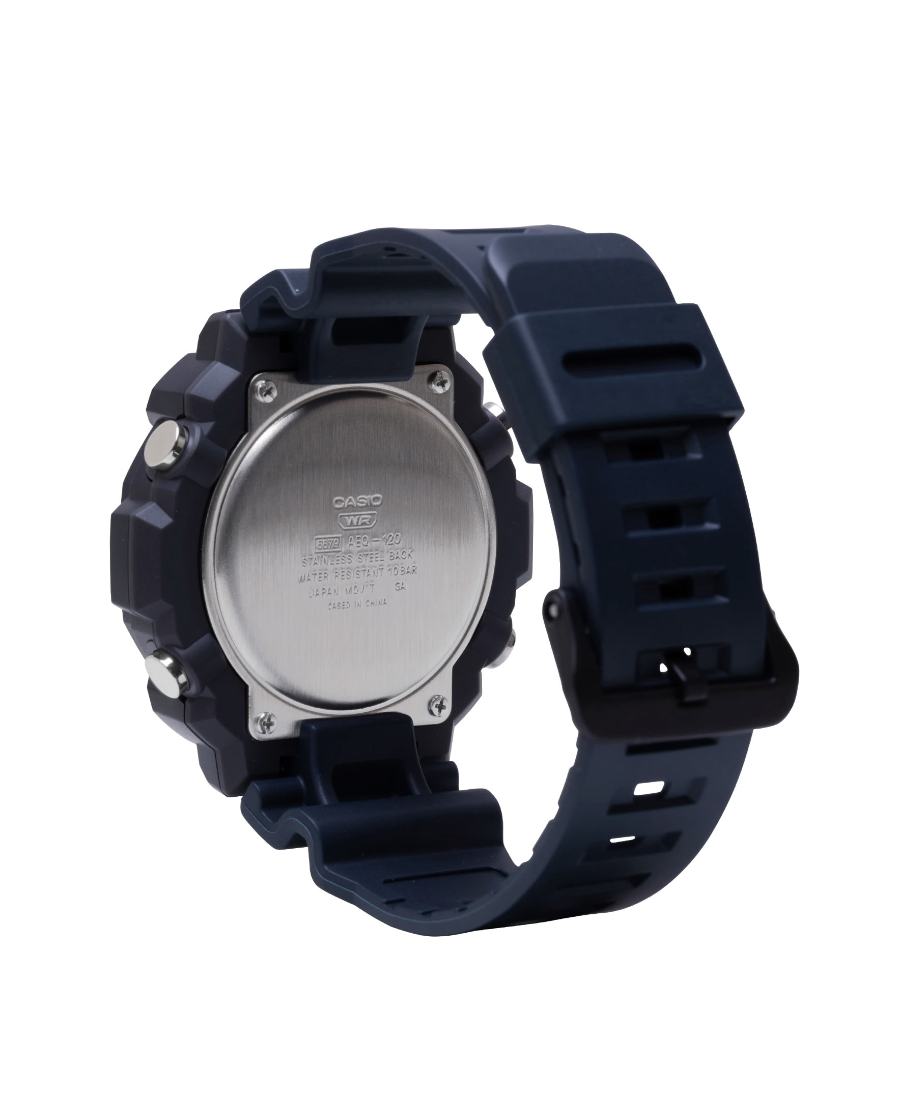 Casio Men's Heavy Duty Analog-Digital World Time Watch AEQ120-2AV