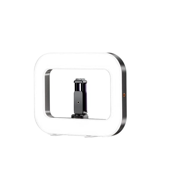 BallsFHK Handheld Ring Light, Portable Mobile Phone Live Broadcast Dedicated Rechargeable Photography Light, Desktop Cage Selfie Light