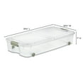 thumbnail image 2 of Sterilite 62 Liter Ultra™ Wheeled Underbed Storage Box - Green, 2 of 10