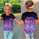 thumbnail image 3 of Gibobby Playera Térmica Ligera Fue idea de papá Camiseta divertida para niños pequeños y niñas Camiseta con el último nervio Regalo del día de las Tie Dye Camiseta de moda （Morado， 3-4 Años), 3 of 5