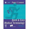 Pre-Owned Quick & Easy Medical Terminology [With CDROM and 2 CDs] (Paperback) 1416024948 9781416024941